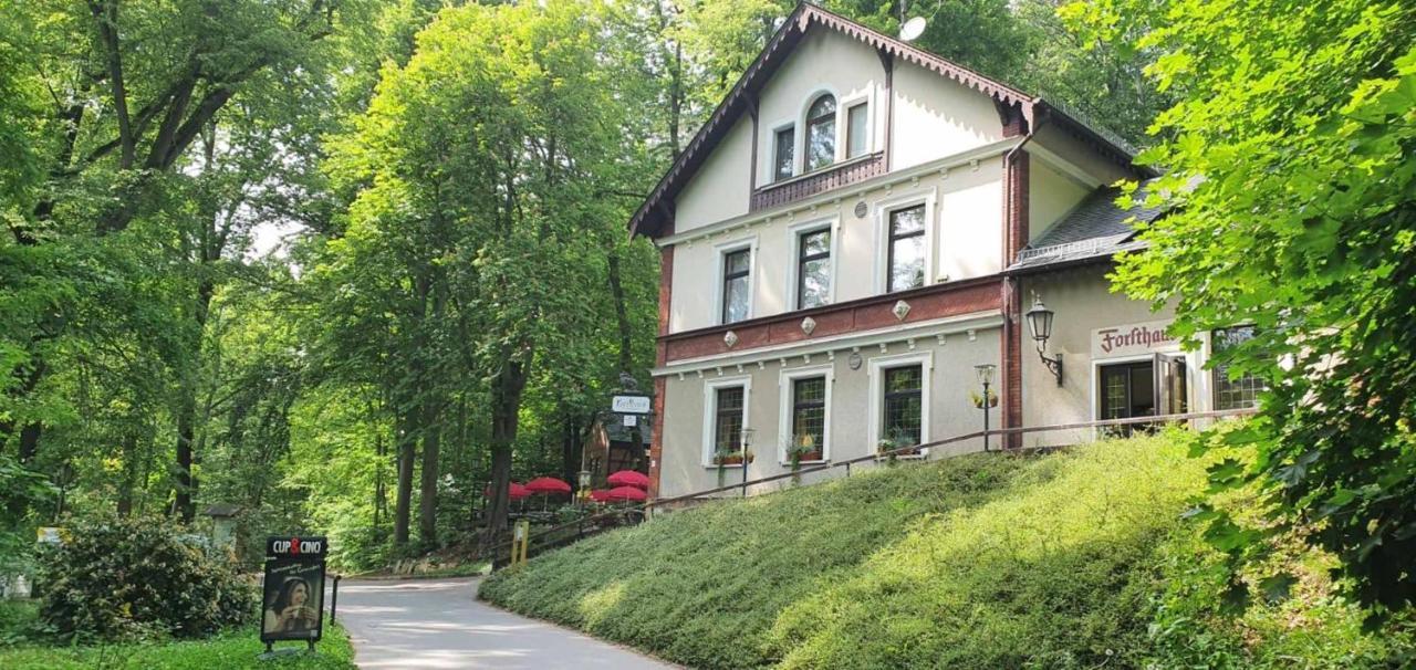 Forsthaus Apartamento Crimmitschau Exterior foto
